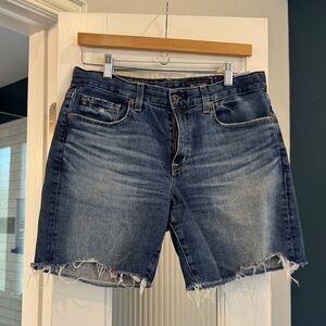 AG Ex Boyfriend Mid Rise Bermuda Shorts